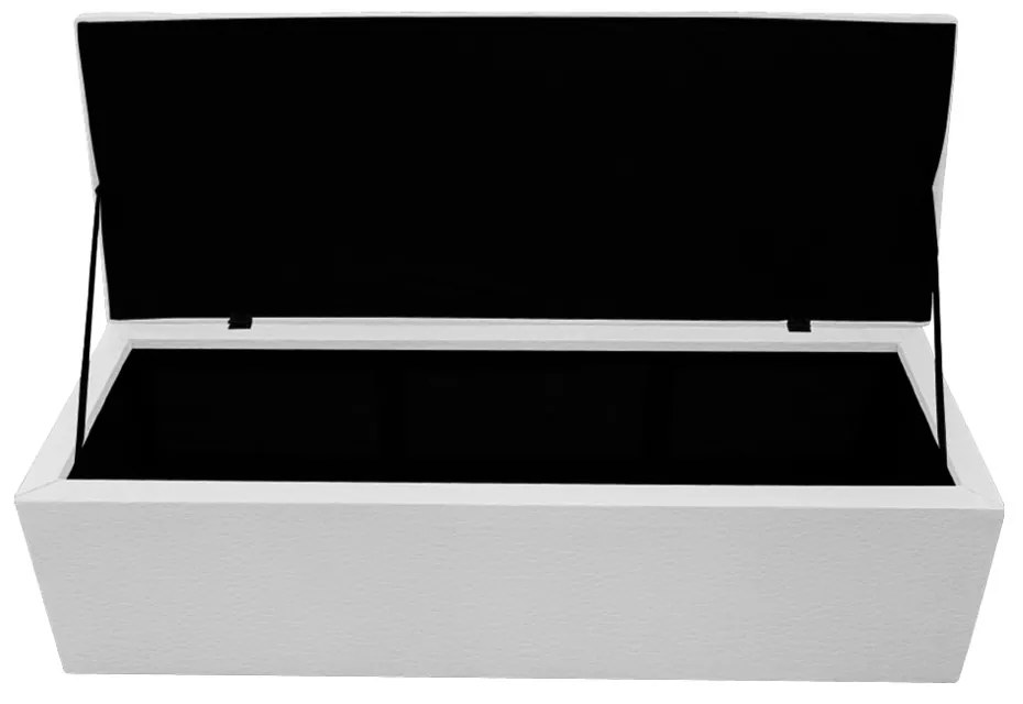 Calçadeira Copenhague 160 cm Queen Size Corano Branco - ADJ Decor