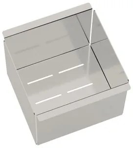 Escorredor Profundo Tramontina 15x16 cm em Aço Inox Scotch Brite para Canal Organizador