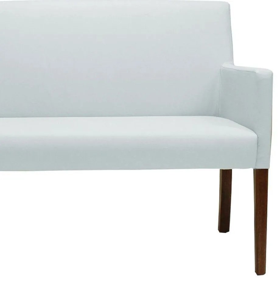 Poltrona 2 Lugares Liverpool PU Sintético Branco G15 - Gran Belo