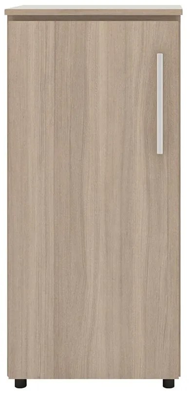 Armário Balcão Multiuso Porta Prateleiras Marrom Montana