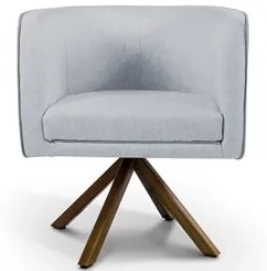 Kit 2 Poltronas Decorativas Base Giromad Madeira Betina C-315 Linho Ci