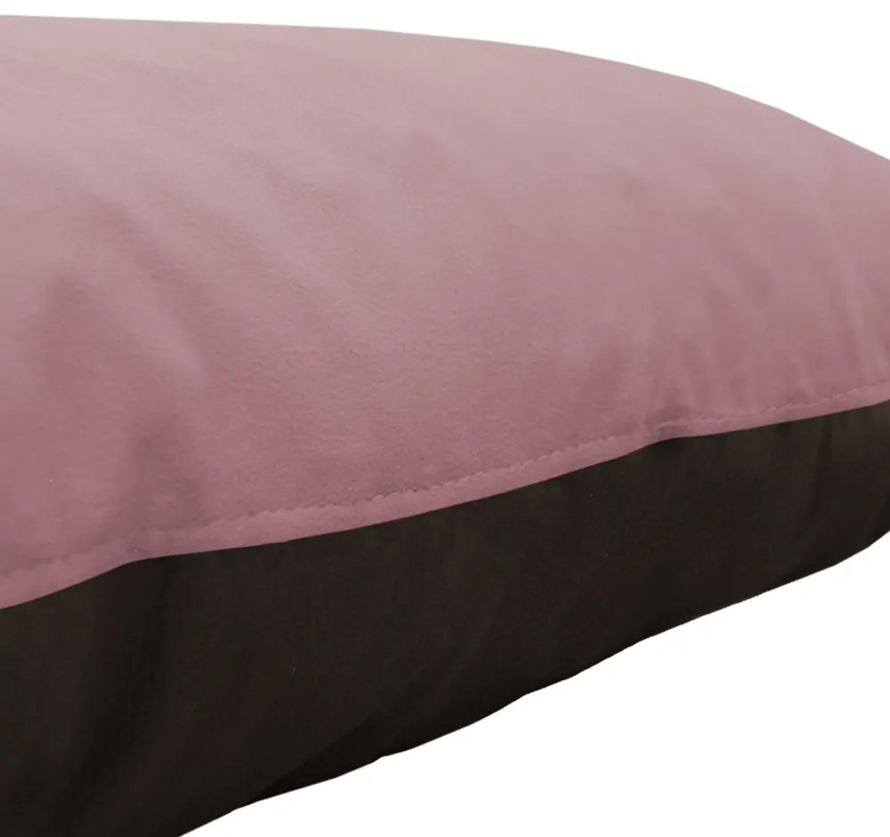 Almofada Cama Pet Mila Veludo Cores - Rosê