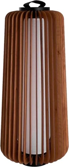 Luminaria De Piso Madeira Imbuia Steche Di Legno