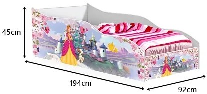 Cama Carro Solteiro Castelo Princesa 400 – Gabrielli Móveis