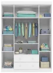 Quarto Infantil 3 Peças Poltrona Amamentação Cecilia Sintético Bege/Br