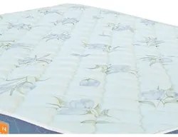 Colchão Solteiro Sleep Max Espuma D45 120x203x15cm Branco/Azul - Casto