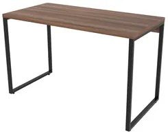 Mesa de Escritório Office 135cm Estilo Industrial Prisma C08 Nogal - M