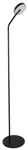 Luminaria De Piso Led Dimerizavel Preto 20w 3000k Luna
