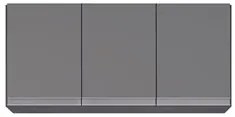 Armário de Cozinha Modulado de Canto 7 Peças CP21 com Pia Inox Preto/C