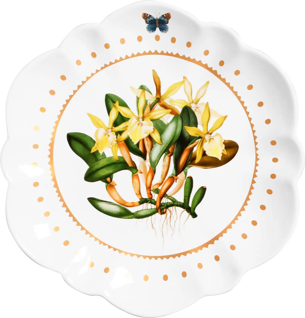 Jogo de 06 Pratos Rasos Cerâmica - Valentina  Valentina