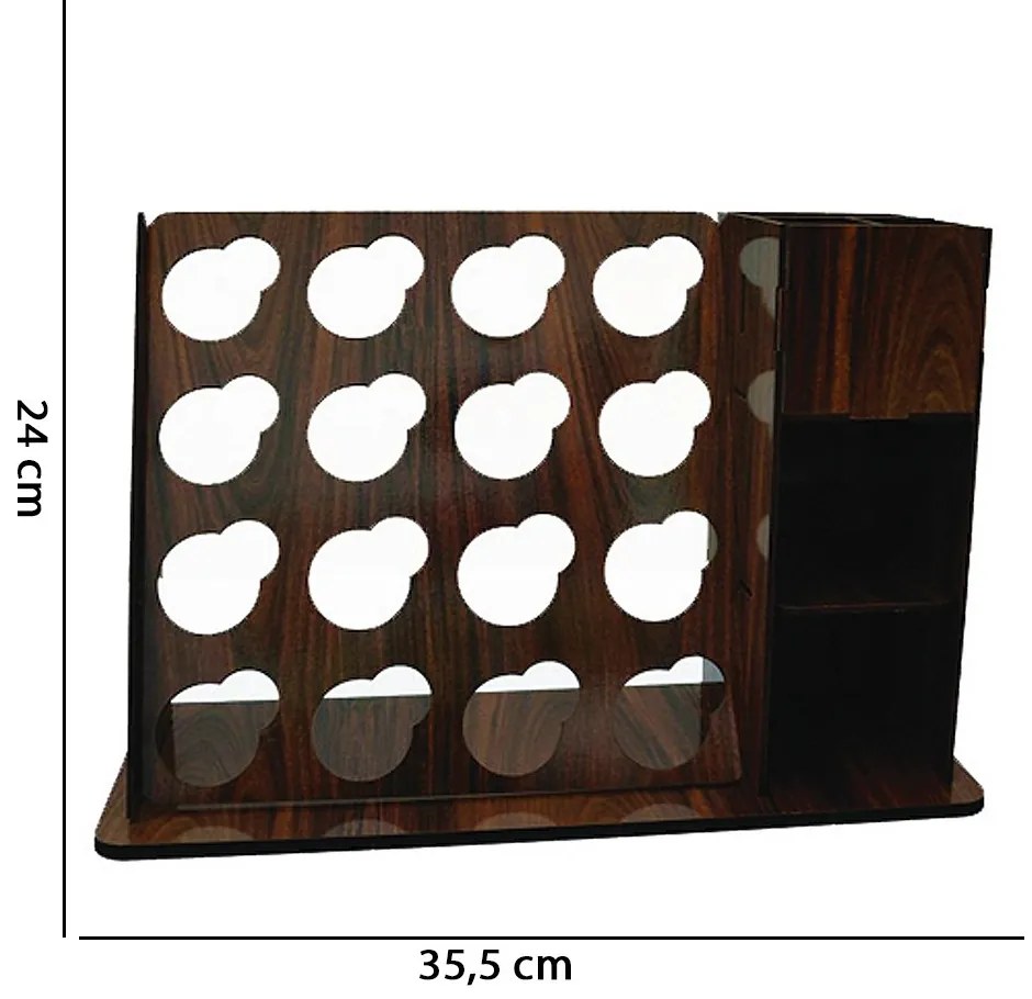Porta Cápsula de Café Dolce Gusto e Porta Xícara - D'Rossi