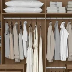 Guarda Roupa Casal 216cm Com Espelho Freeze Carvalho/Fendi Z17 - Mpoze