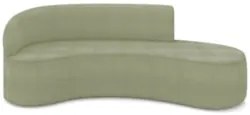 Sofá 4 Lugares Para Sala 220cm Orgânico Wendi Boucle Pistache I01 - M