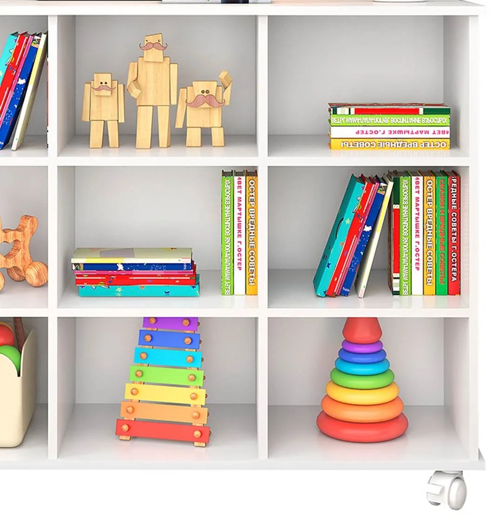 Nicho Organizador sem Gavetas com Rodízio Roterdã Q01 - ADJ Decor