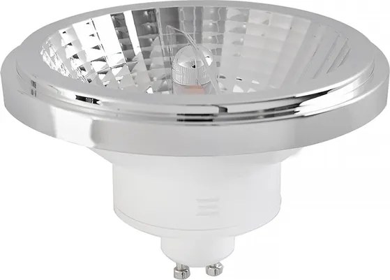 Lampada Led Ar111 2700K Plastico Branco