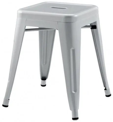Banqueta Industrial Iron Cinza Baixa 44 cm (ALT) - 32364 Sun House
