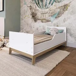 Berço Americano 3 em 1 com Colchão Selo Inmetro Favo de Mel 012 Branco
