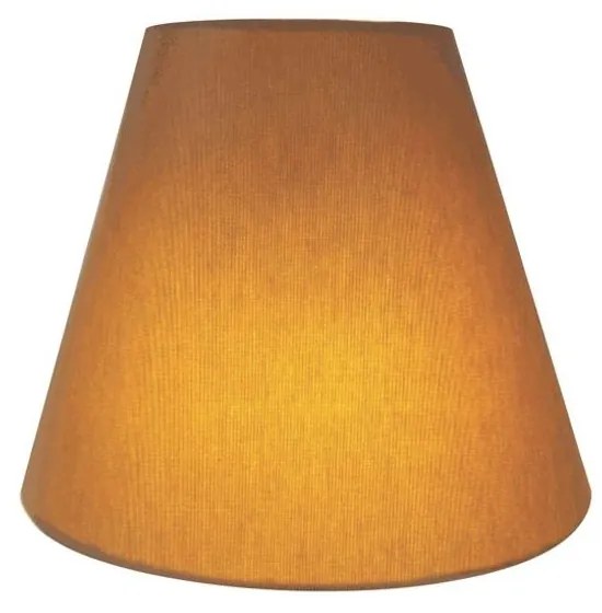 Arandela Retro Cone Md-2001 Cúpula em Tecido 25/26x13cm Palha - Bivolt