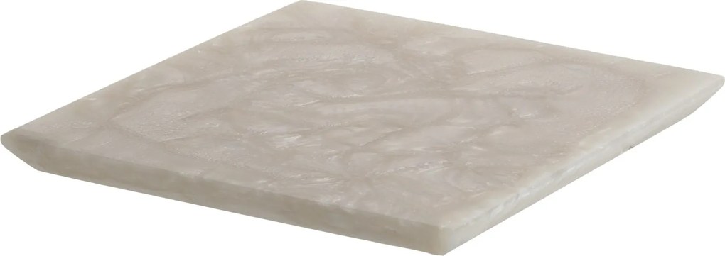 Bandeja Slim em Resina 240X240mm – MADREPÉROLA  Madrepérola