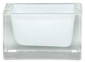 Porta Clips Branco Murano Cristais Cadoro