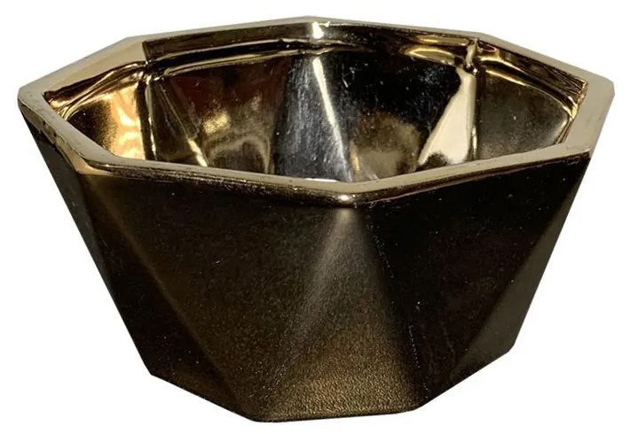 Vaso em Cerâmica Cobre 6,8cm - D'rossi