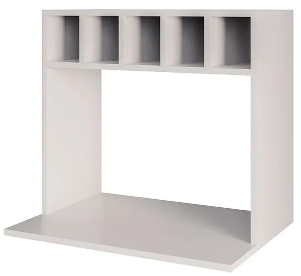 Suporte Suspenso Canea com nicho MDP/BP para Micro-ondas Branco G96 - Gran Belo