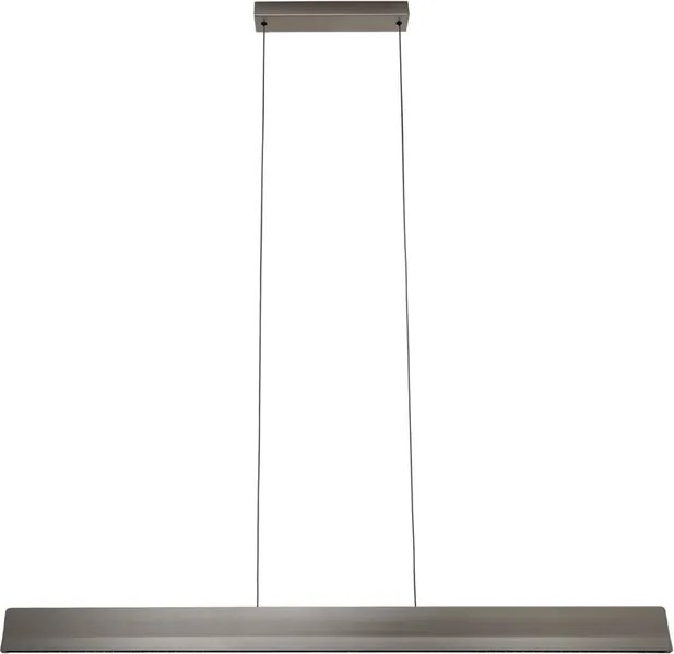 Pendente Led Aco E Aluminio Grafite 34W 3000K Narrow