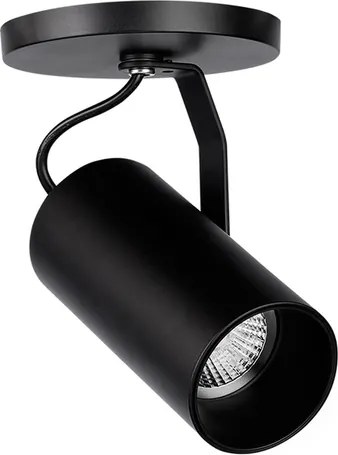 Spot Sobrepor Aluminio Com Canopla Par20 Flow - PRETO