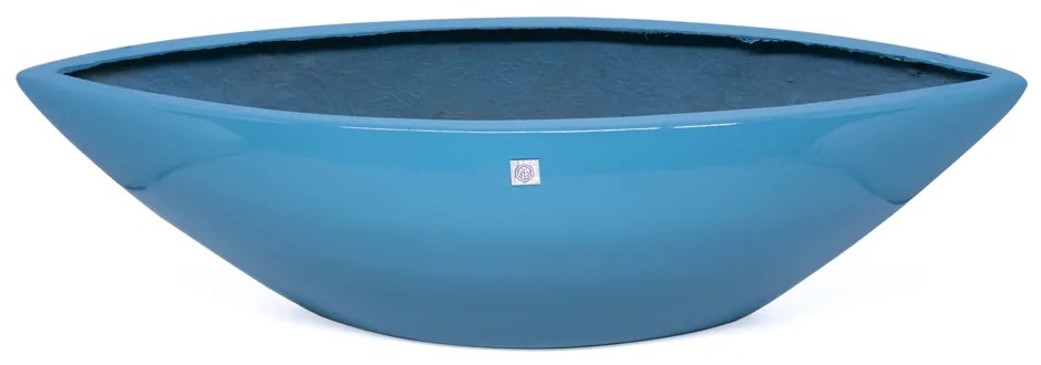 Vaso Decorativo Barca Azul Turquesa 17x63x17 Cm B02 - D'Rossi