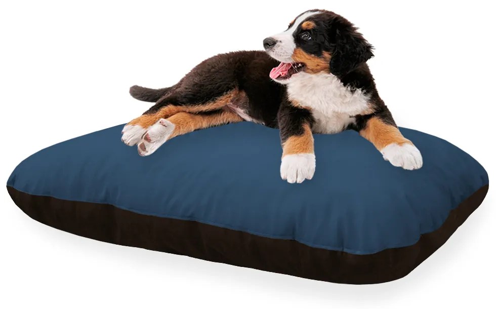 Almofada Cama Pet Mila Veludo Cores - Azul Marinho