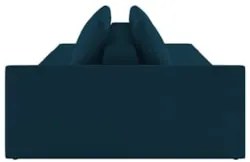 Sofá Ilha Modular com Puff para Sala Living 252cm Georgia Z08 Veludo A