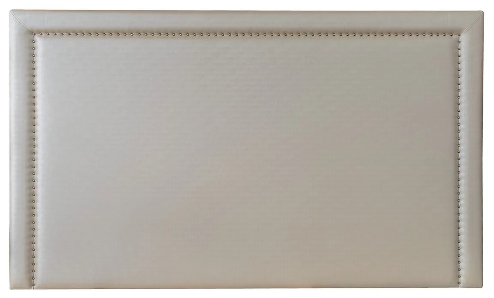 Cabeceira King Bella com Tachas - Tecido Facto Pérola  Kleiner