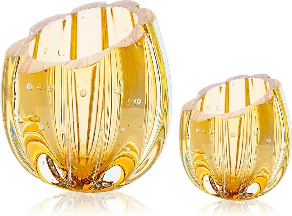 Jogo de Vasos Murano Marselha - Ambar  Ambar