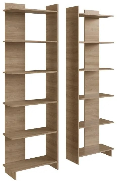 Estante para Livros Livreiro com 6 prateleiras Oak