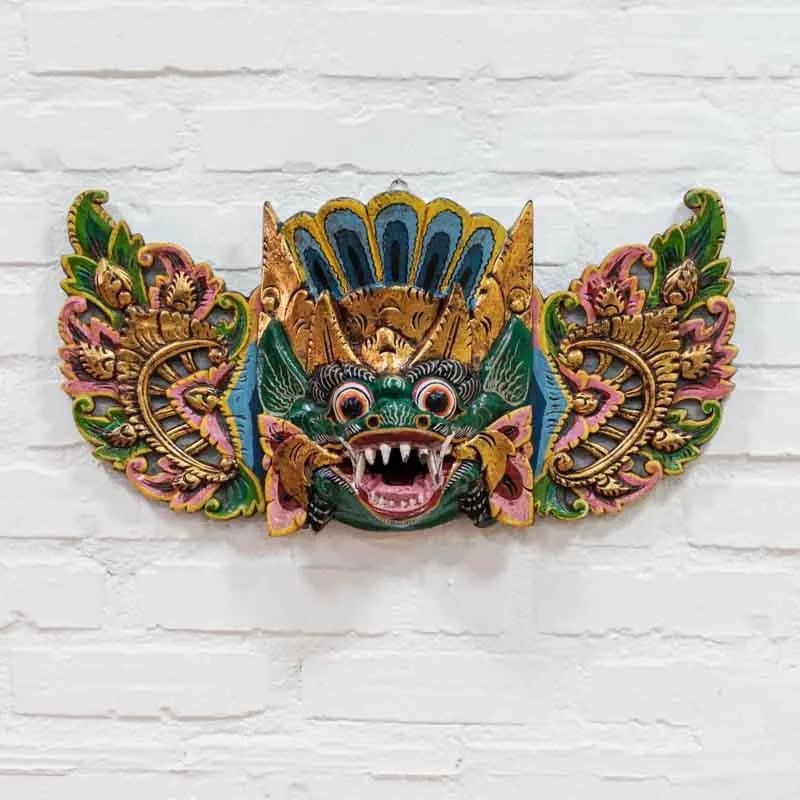 Máscara Barong em Madeira | Bali