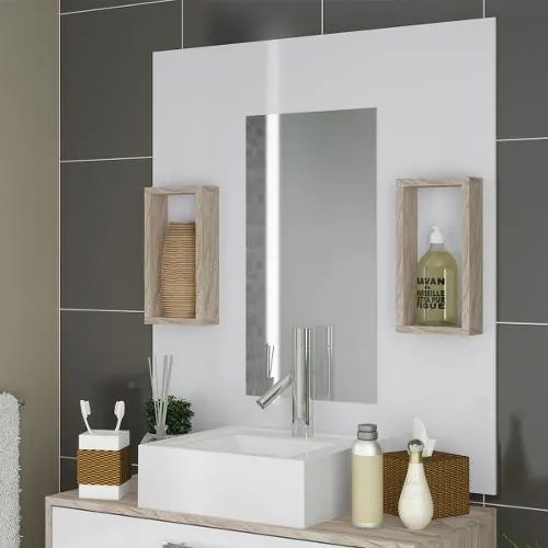 Conjunto Gabinete De Banheiro Com Balcão Painel Gabinete Nichos