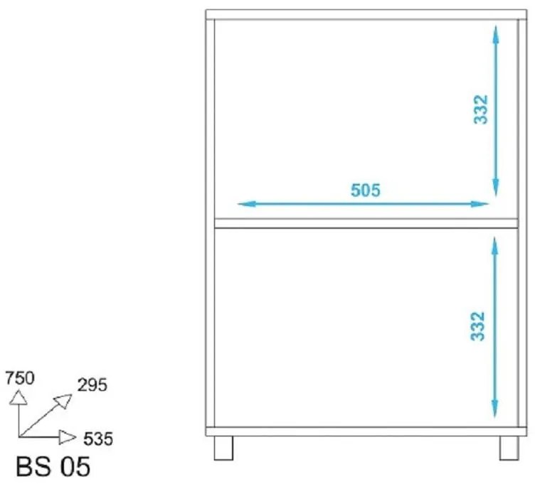Balcão Multiuso 2 Portas Área De Serviço Bs 05 - Branco