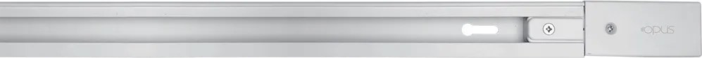 Trilho Eletrificado De Sobrepor 100X2X3,5Cm Branco | Opus Ac 35369 (Branco)