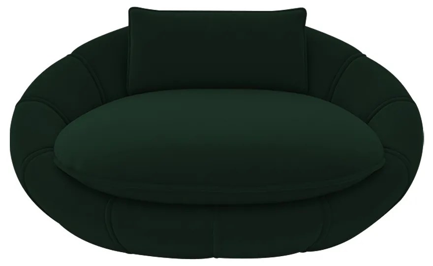 Poltrona Caminha para PET Afrodite Veludo Verde G45 - Gran Belo