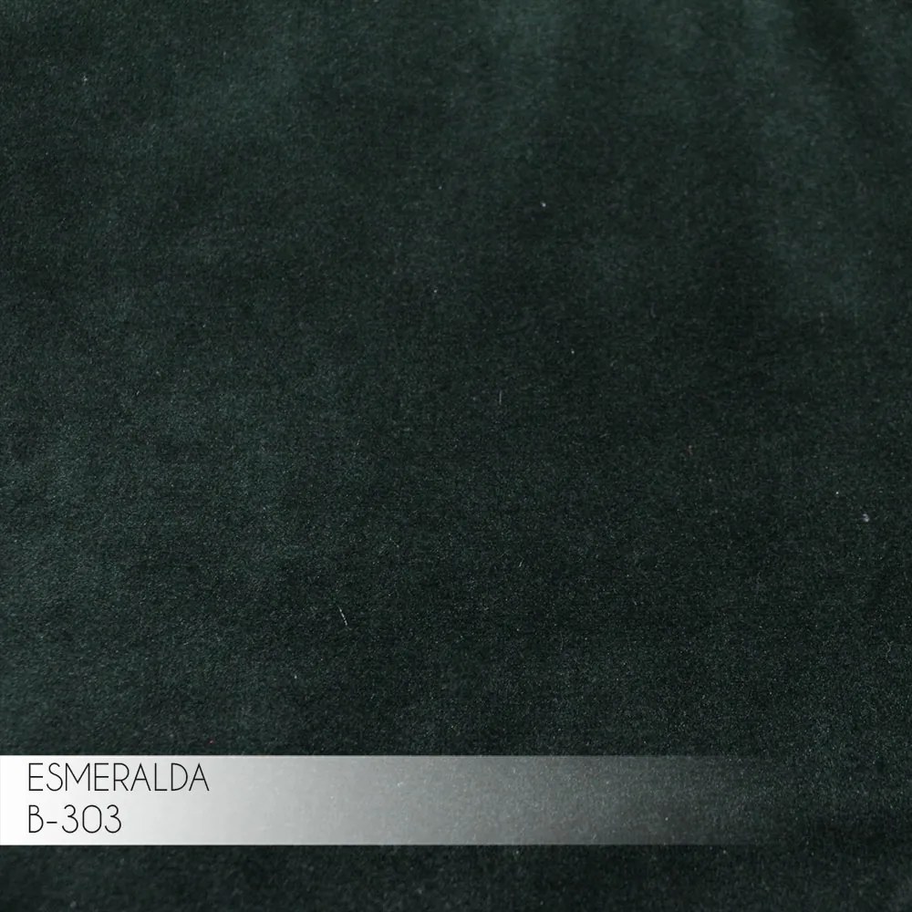 Sofá 3 Lugares Sala de Estar Eros 180 cm Veludo Esmeralda Base Fixa G15 - Gran Belo
