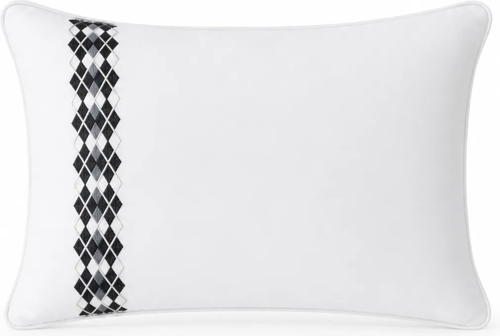 Almofada c/ Enchimento Trussardi Cetim 300 Fios Gioia  30 x 50 cm