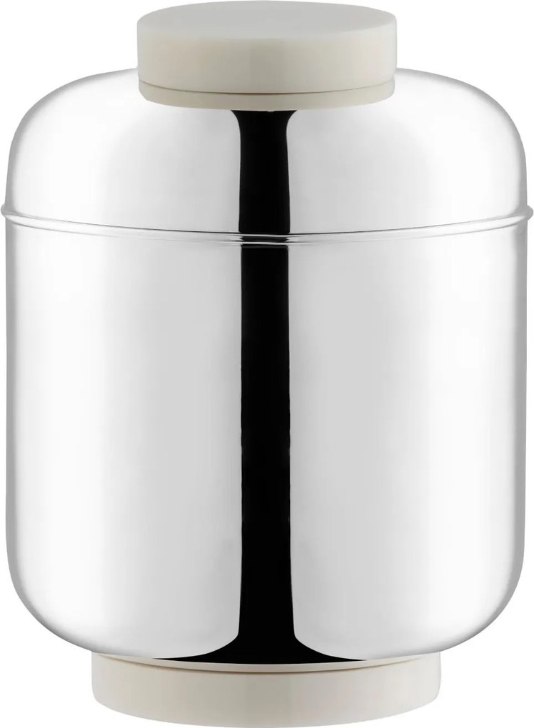 Bowl Volupté Grande Prata C/ - Resina Branca  Resina Branca