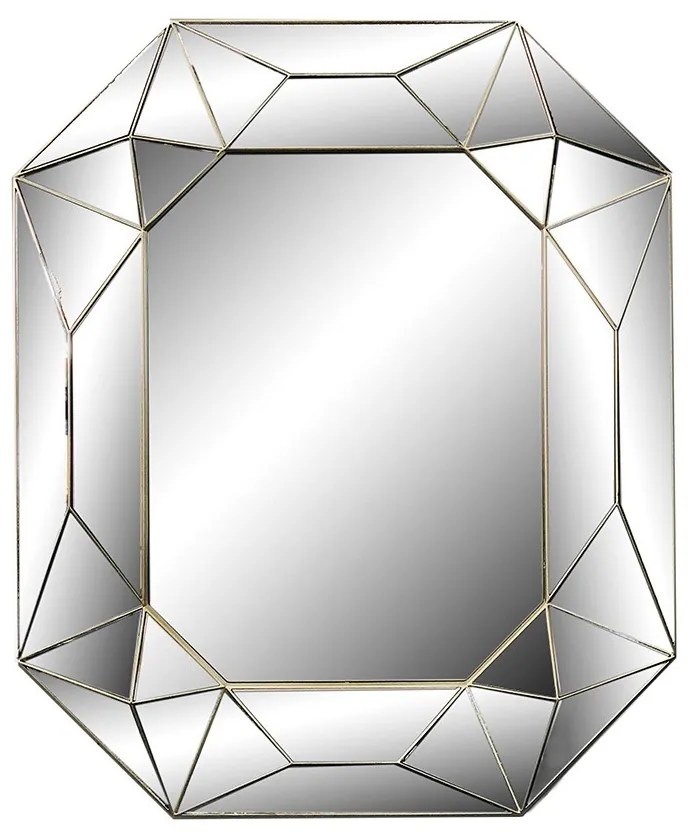 Espelho Decorativo Prata Diamond 61x51x4,5 Cm - D'Rossi