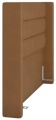 Cabeceira Cama Box Casal 140cm Pisa Z37 Sintético Caramelo - Mpozenato