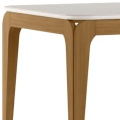 Mesa de Jantar Retangular 120cm 4 Lugares Yuma Ypê/Off N02 - Mpozenat