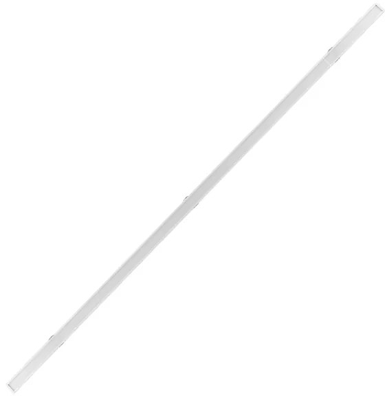 Perfil Embutir Aluminio Para Fita De Led 1M 120 Simple Way - BRANCO