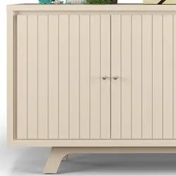 Balcão Buffet Aparador para Sala de Jantar Breeze D04 Creme - Mpozenat
