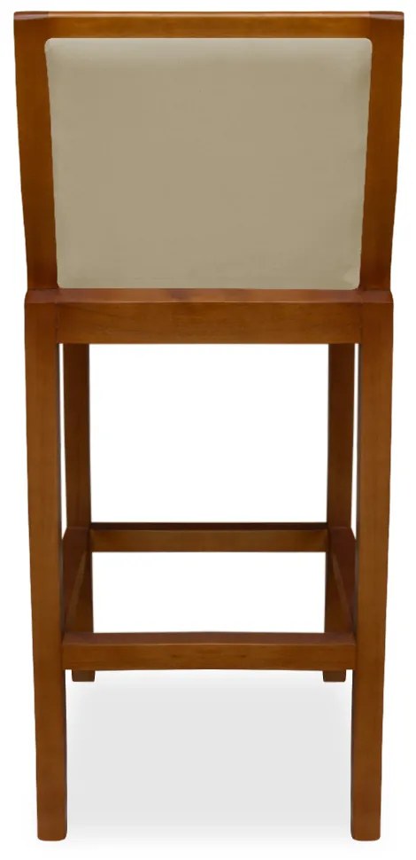 Banqueta Decorativa Josi Veludo Nude