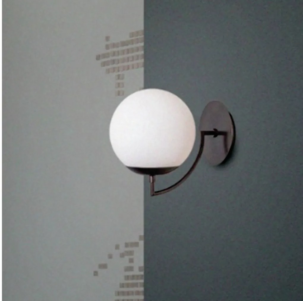 Arandela Allen 20X27,2X24,9Cm 1Xe27 Alumínio E Globo Ø20Cm - Usina 250... (BT - Branco Texturizado, FOSCO)