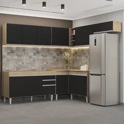 Armário de Cozinha Modulado de Canto 7 Peças CP22 Balcão sem Tampo Cas